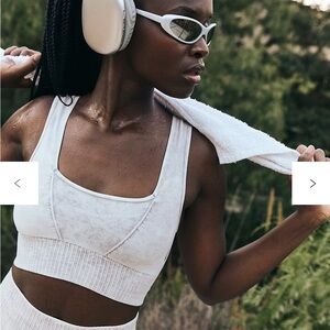 FP Movement by Free People Good Karma Square-Neck Bra NWOT